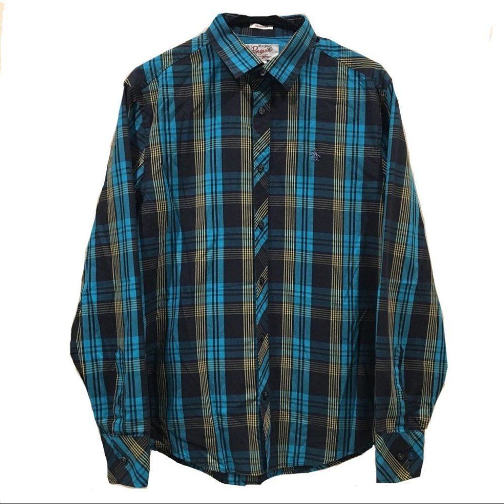 🐧 Original Penguin Plaid Button Down Shirt 🐧